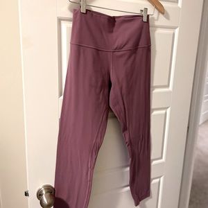 Lululemon Align Pant 25” lilac size 8